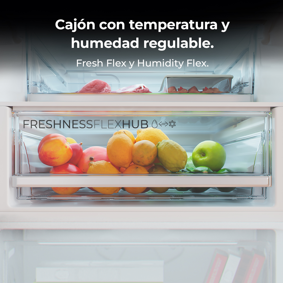 Bolero CoolMarket Combi 456 White Glass C | Envío, instalación y retirada RAEE gratis – foto detalle 3